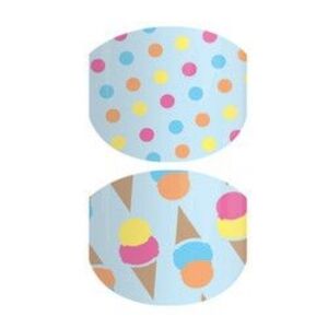 Jamberry Coney Island Juniors Nail Wraps